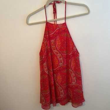 Show Me Your MuMu halter dress paisley print size… - image 1