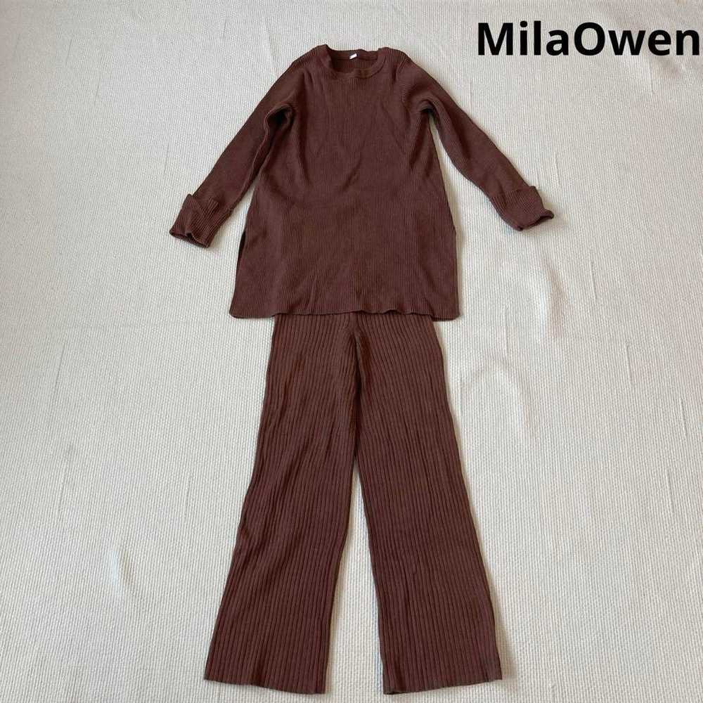 Mila Owen Ribbed Knit Pants Set - image 1