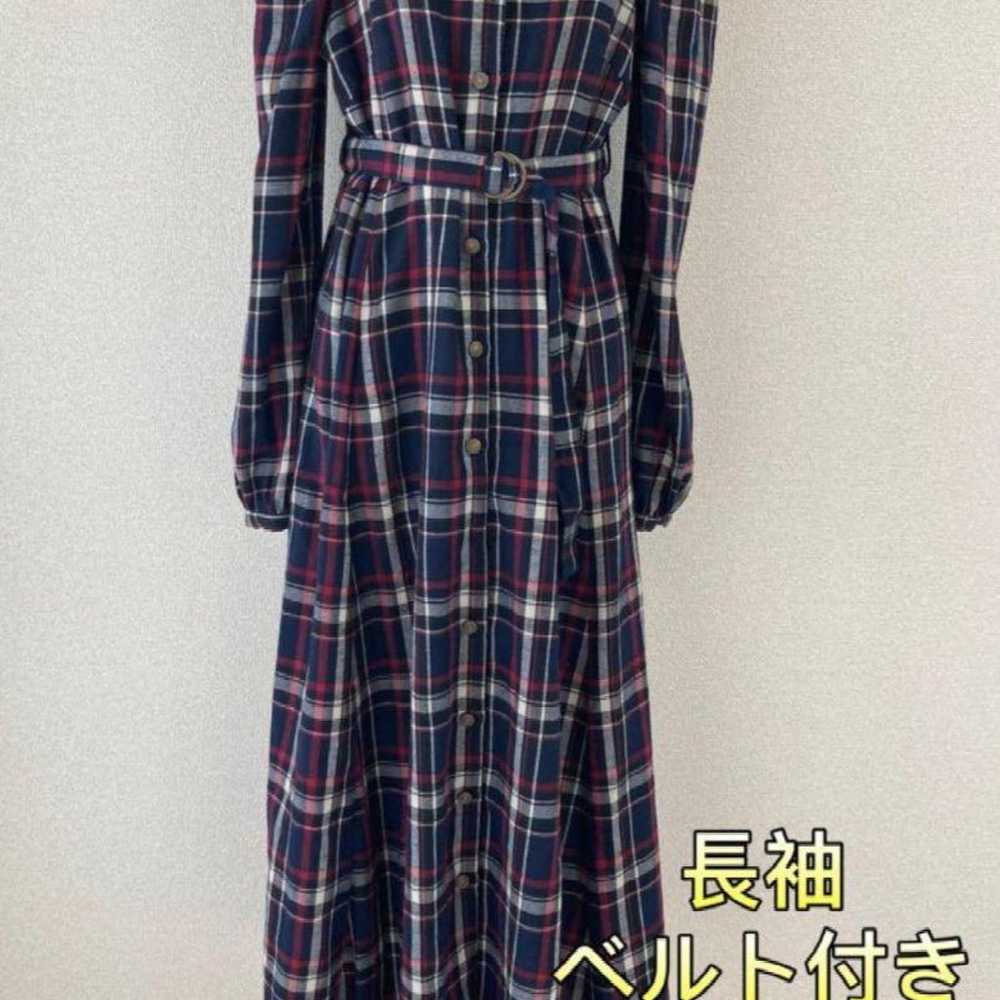 cocodeal Long Checkered Dress - image 2