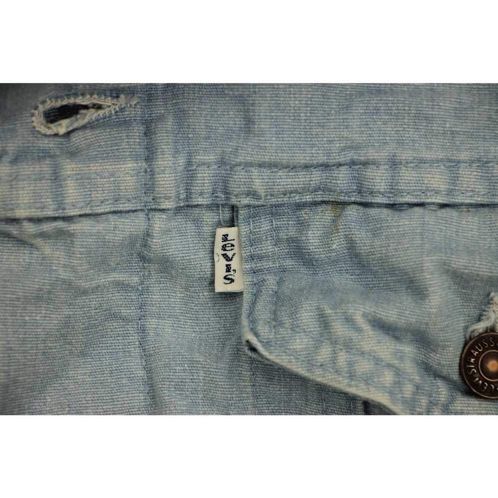 Levi's 70s Levi's Baby Blue Denim Trucker Jacket M - image 9