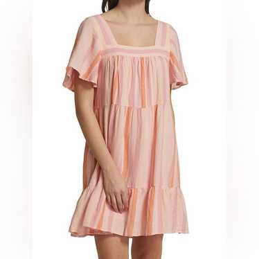 Rails Valentina Striped Mini Tiered Dress in Dawn