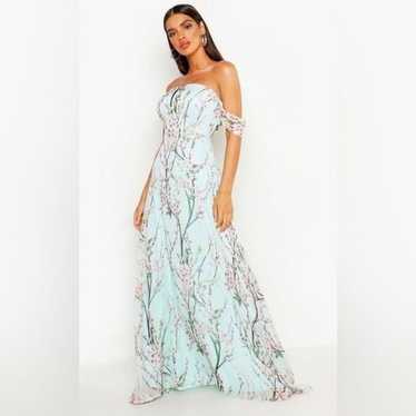 Jessica off shoulder floral maxi