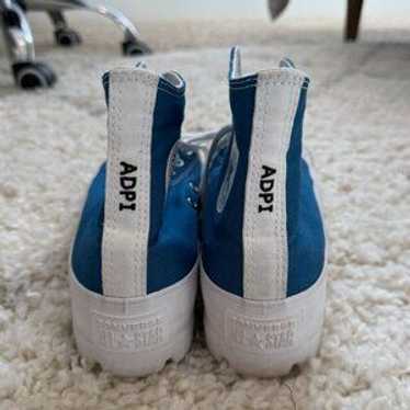 Custom Alpha Delta Pi Platform Converse Shoes - image 1