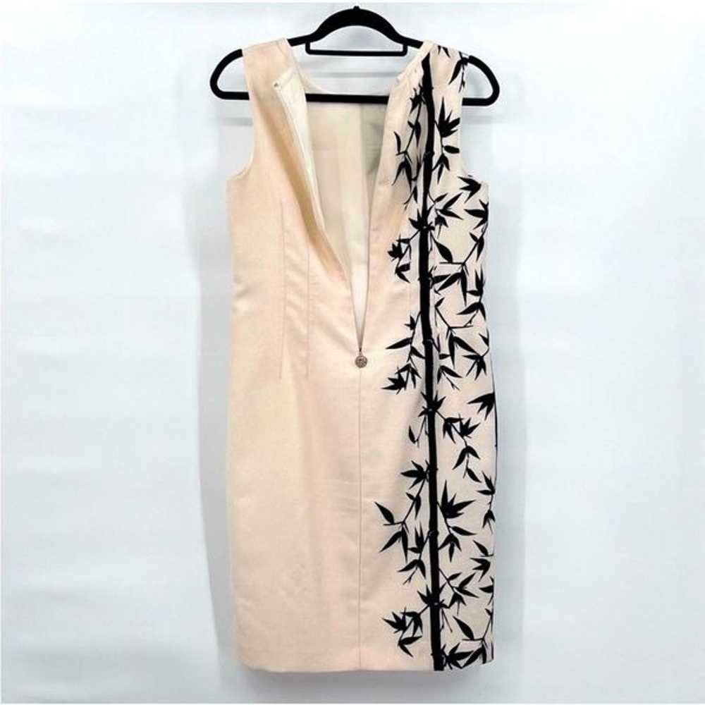 Anne Klein Dress Sleeveless Sheath Beige Black Si… - image 3