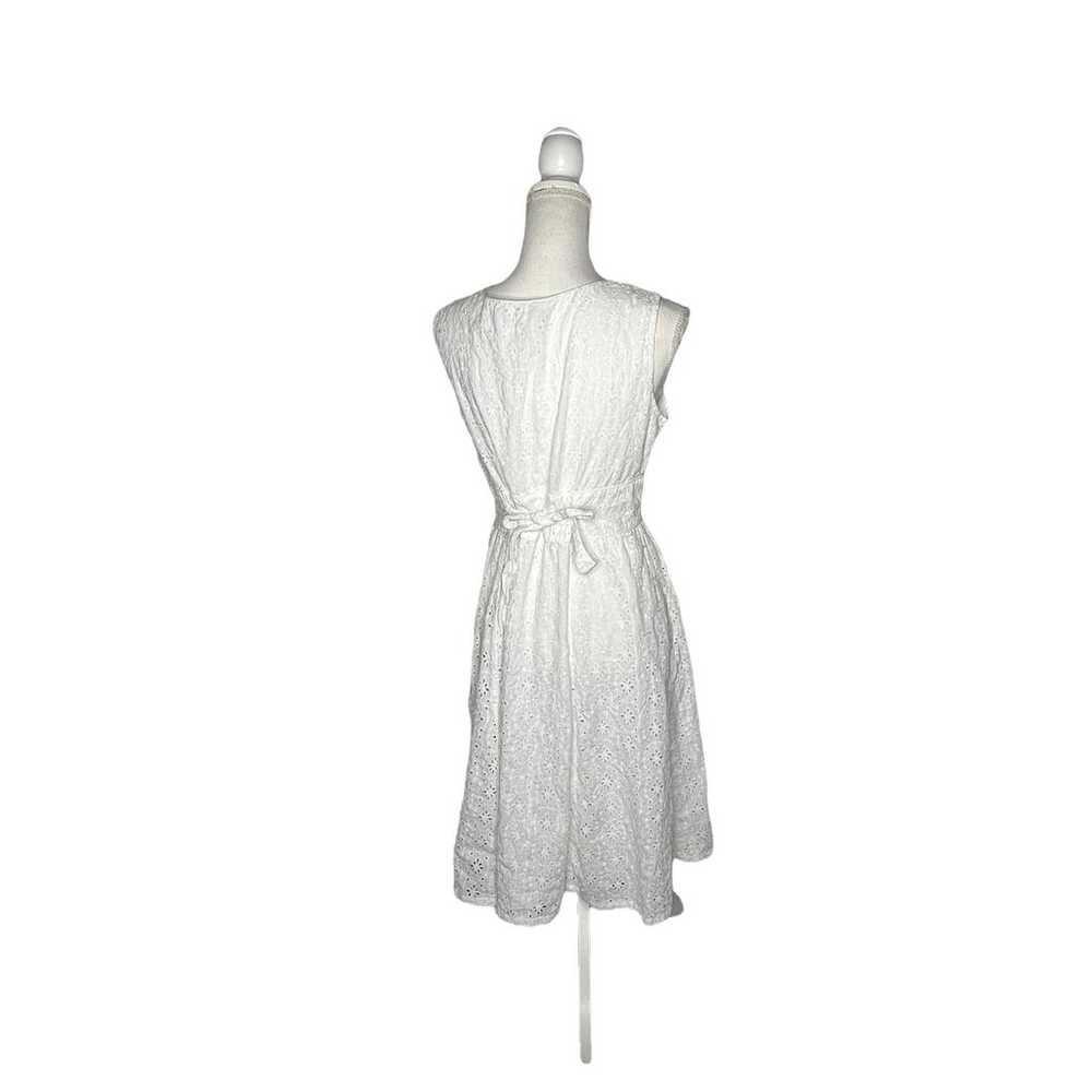 April Cornell Women's White Eyelet Sleeveless Sur… - image 2