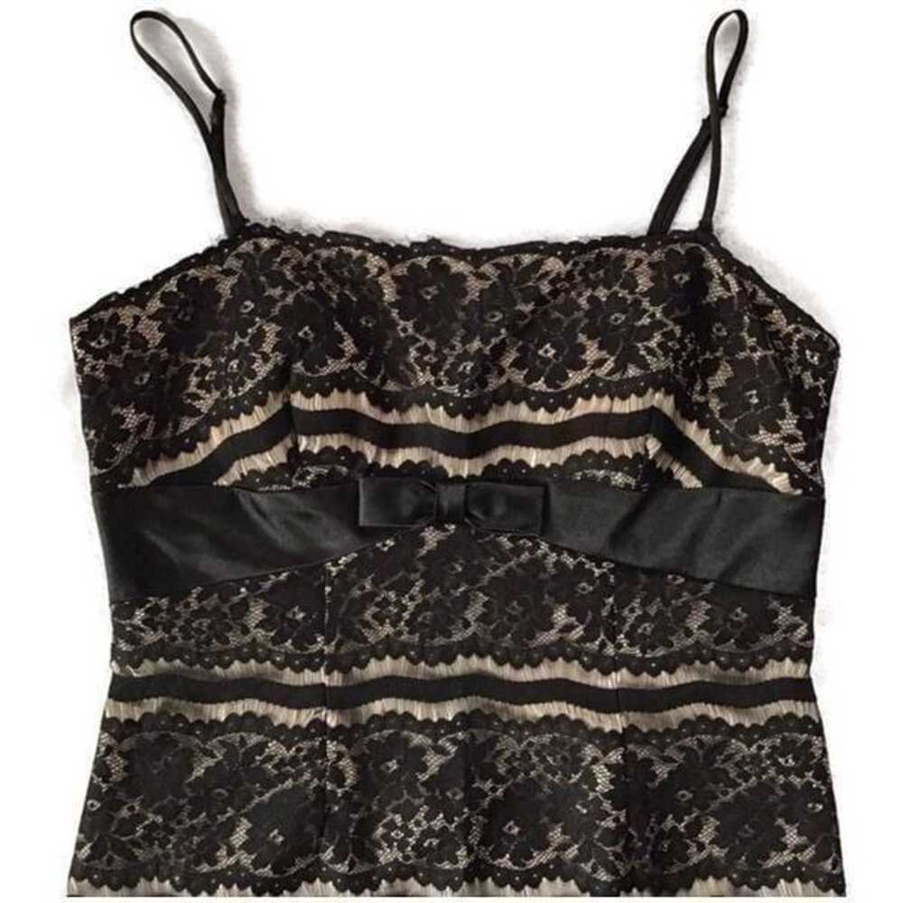 Delaru Lace Overlay Cocktail Dress - image 2