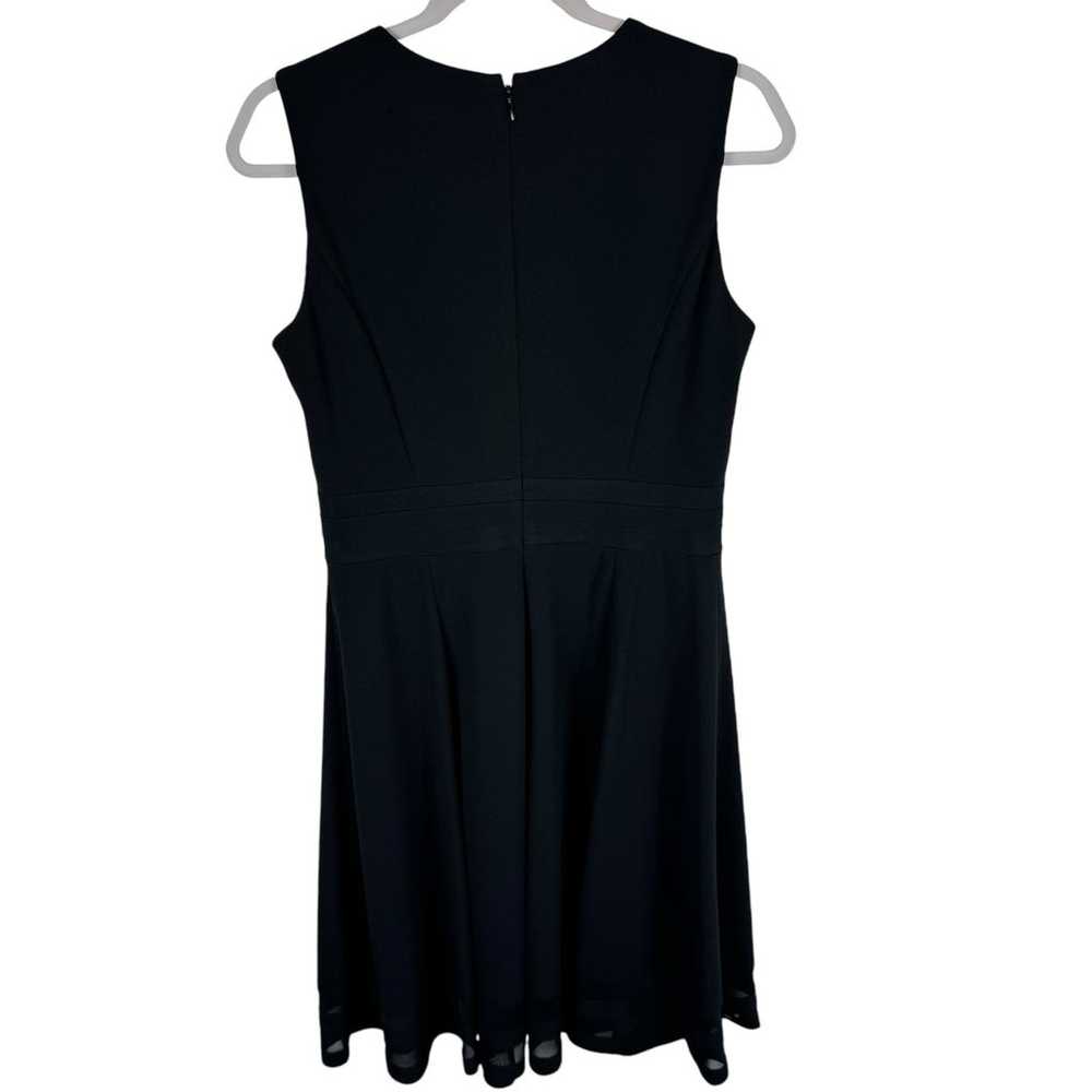 Calvin Klein Black Sleeveless Round Neck A-Line K… - image 2