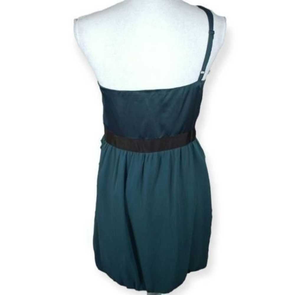 LC LAUREN CONRAD GREEN & BLACK ONE SHOULDER DRESS… - image 5