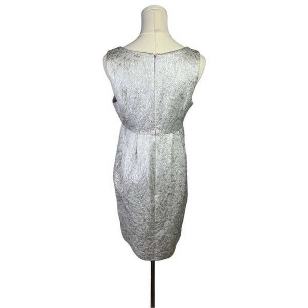 Michael KORS dress women’s 6 silver sleeveless em… - image 3