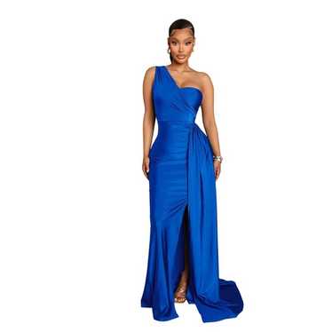 Fashion Nova Diamonds Are Forever Gown Royal Sz Me