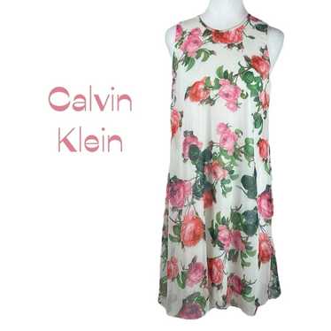 Calvin Klein Sheer Rose Floral CottageCore BalletC