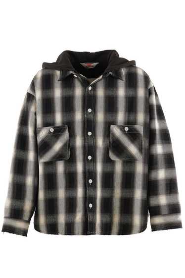 Saint Michael LAST DROP Check shirt parka