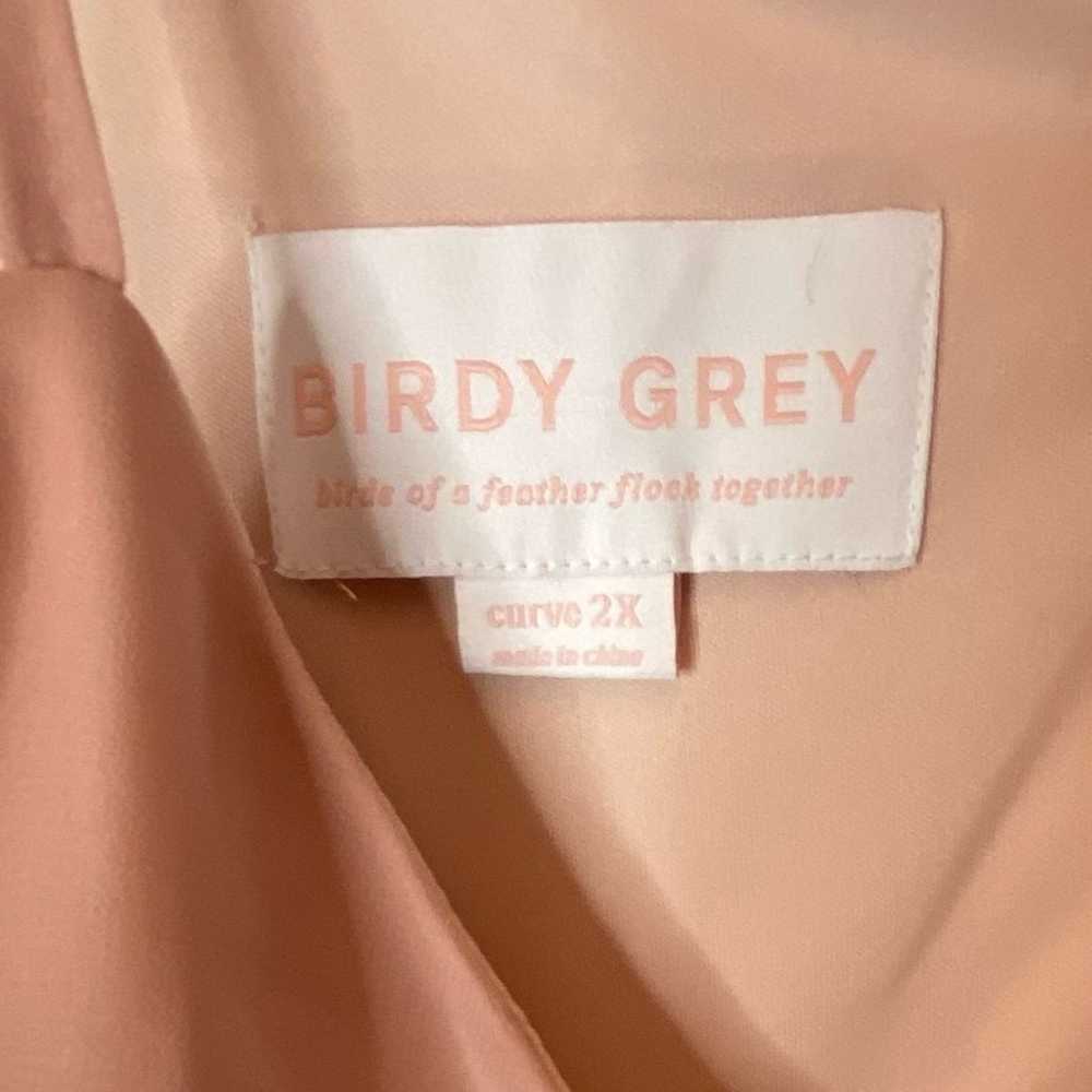 BIRDY Grey sz Curve 2X Rose Quartz Bridesmaids Dr… - image 4