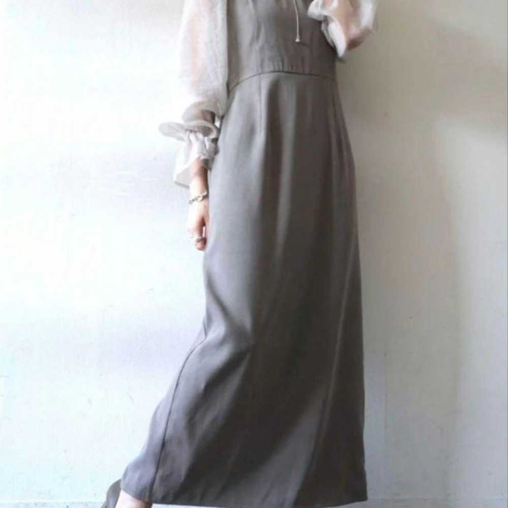 Lumier Tulle Layered Dress Gray - image 3