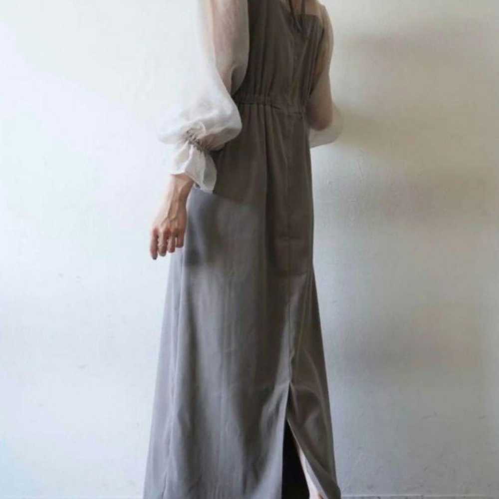 Lumier Tulle Layered Dress Gray - image 4