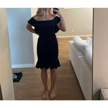 Lulus Confidence Boost Black Off-the-Shoulder Body