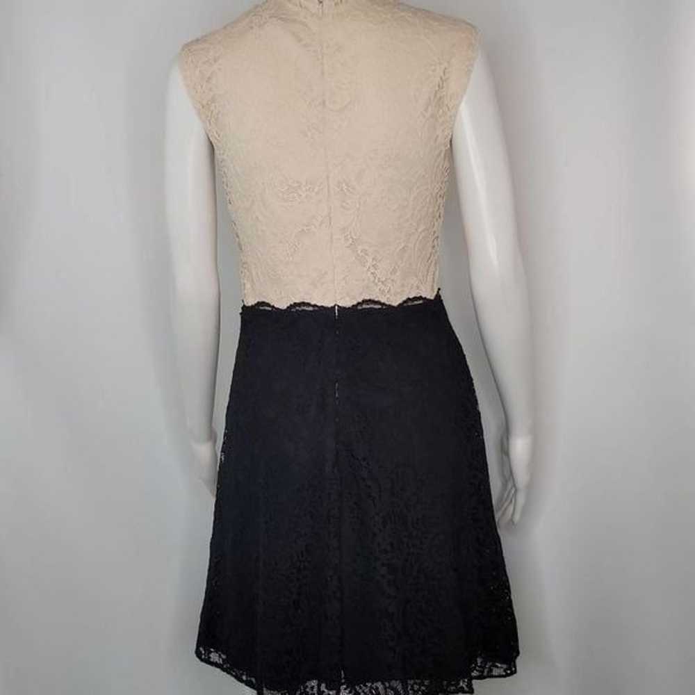 Betsey Johnson Cream & Black Lace Short Sleeve Co… - image 9