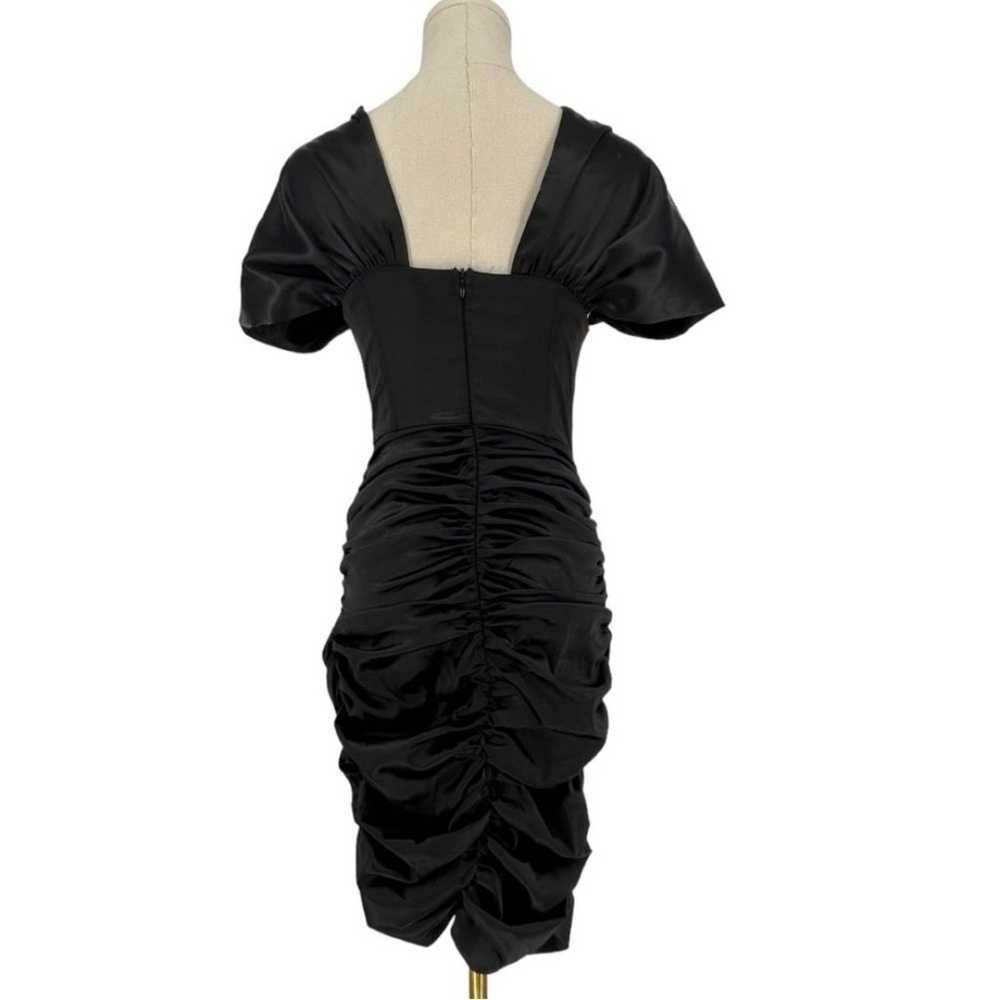 LEAU DIVINE SATIN CORSET MINI DRESS BLACK SMALL s… - image 2