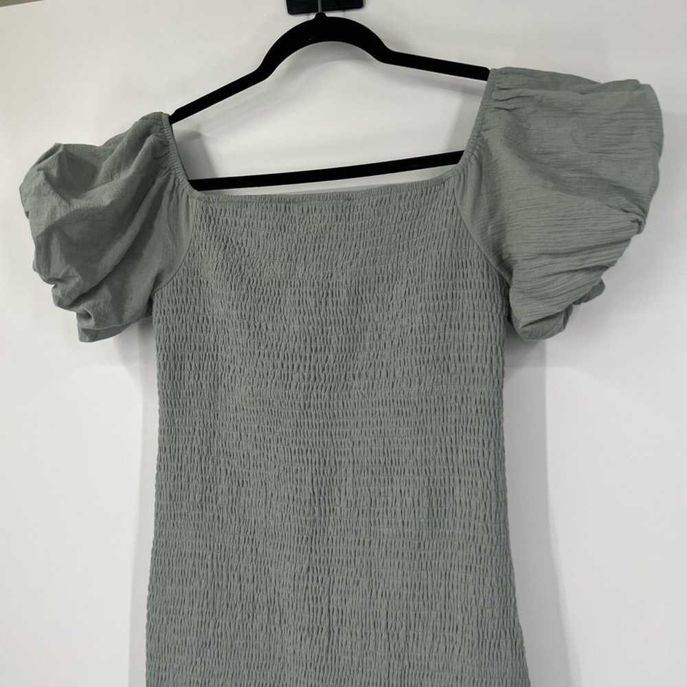 Baltic Born Alana Smocked Midi Dress in Sage - image 7