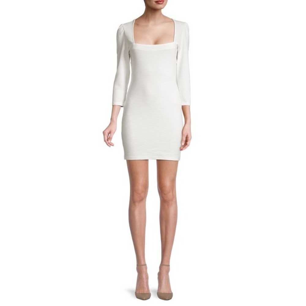 Betsey Johnson ​Ribbed Knit Ruched Cutout Bodycon… - image 1