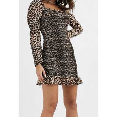 ASOS Women's Leopard Bodycon Mini Party Dress Siz… - image 1