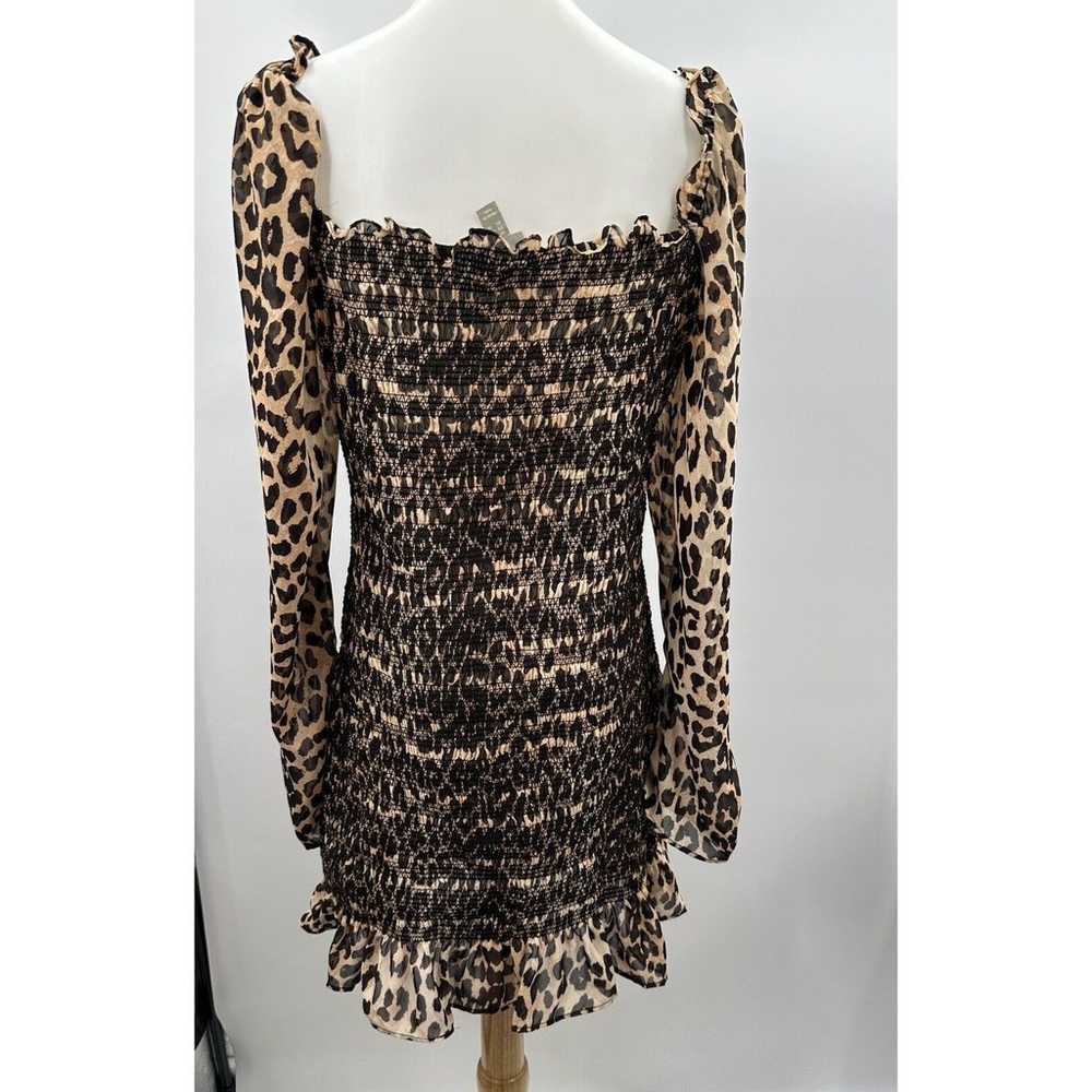 ASOS Women's Leopard Bodycon Mini Party Dress Siz… - image 6