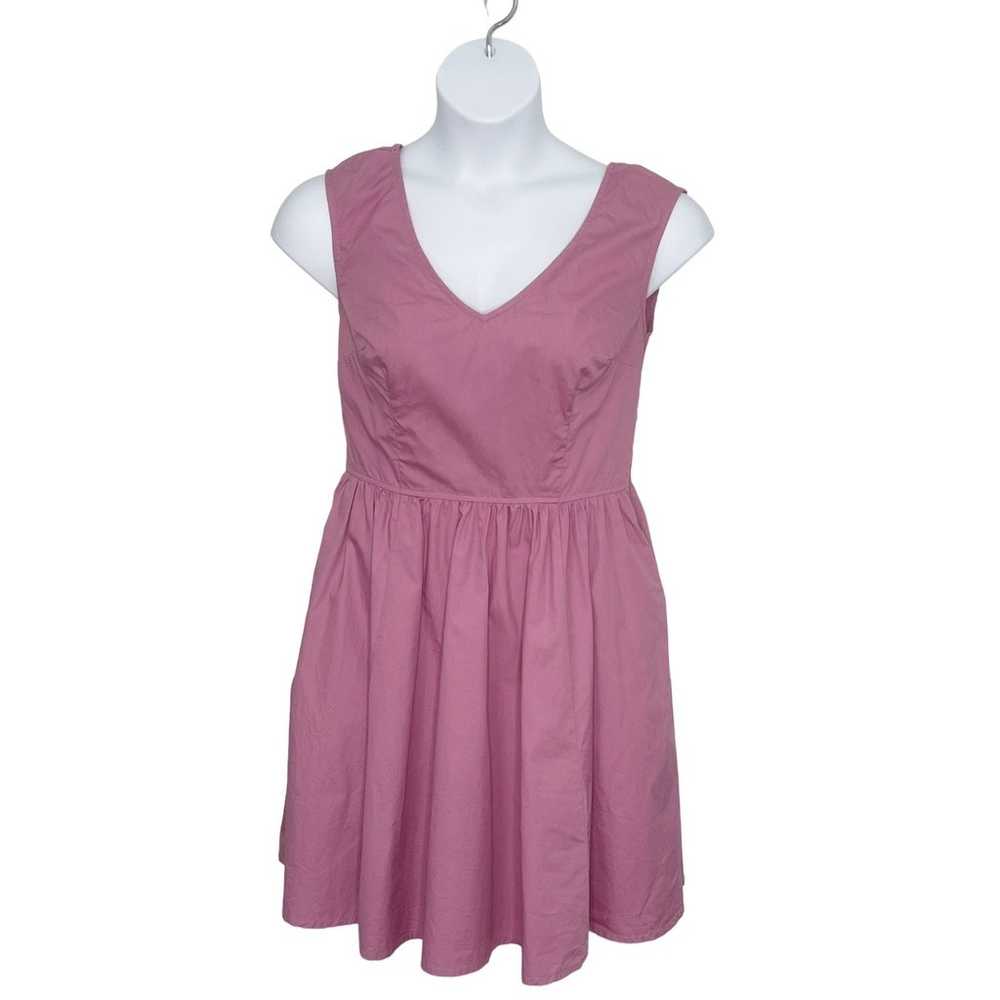 eShakti Sheath Dress Sleeveless Mauve 12 - image 1