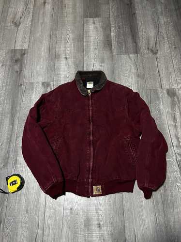 Carhartt VTG 90s Carhartt J14 Crimson Red Work San