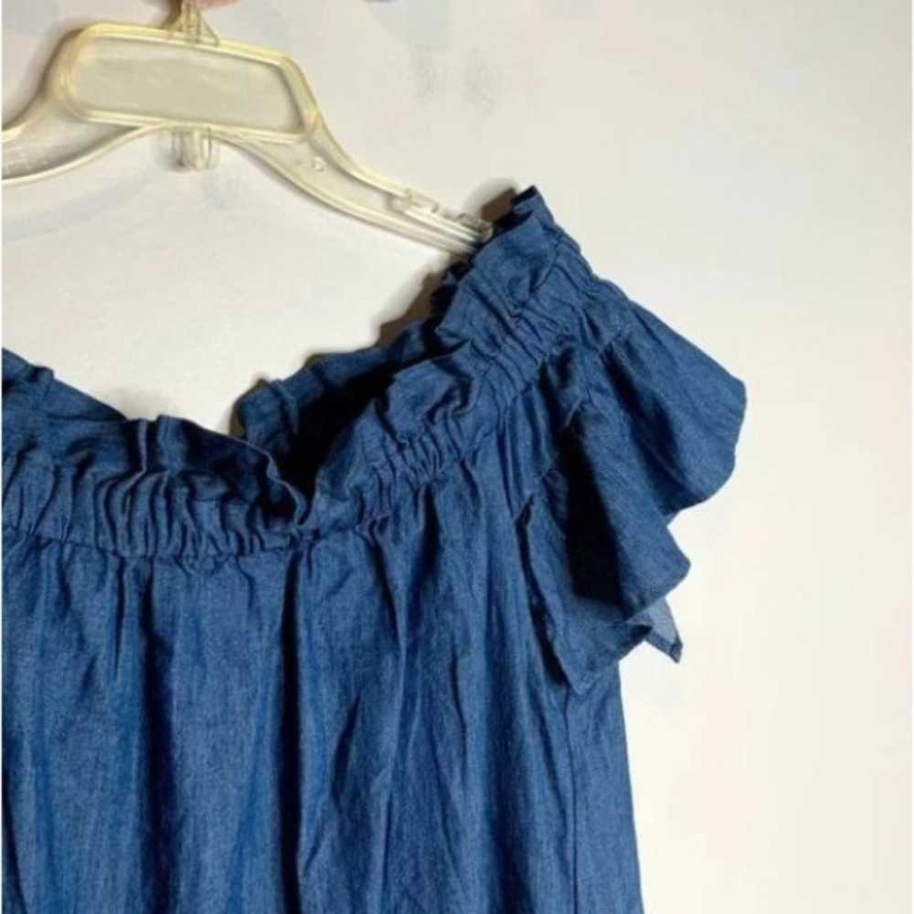 Anthropologie Corey Lynn Calter chambray off shou… - image 3