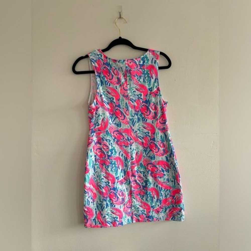 Lilly Pulitzer Small Pink Blue Sleeveless Mini Dr… - image 4