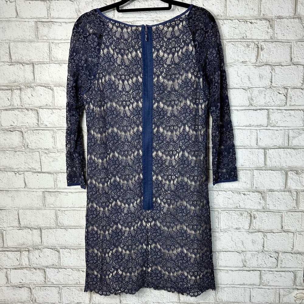 Tibi Babbet Dress Lace Mini Shift 3/4 Sleeve Part… - image 3