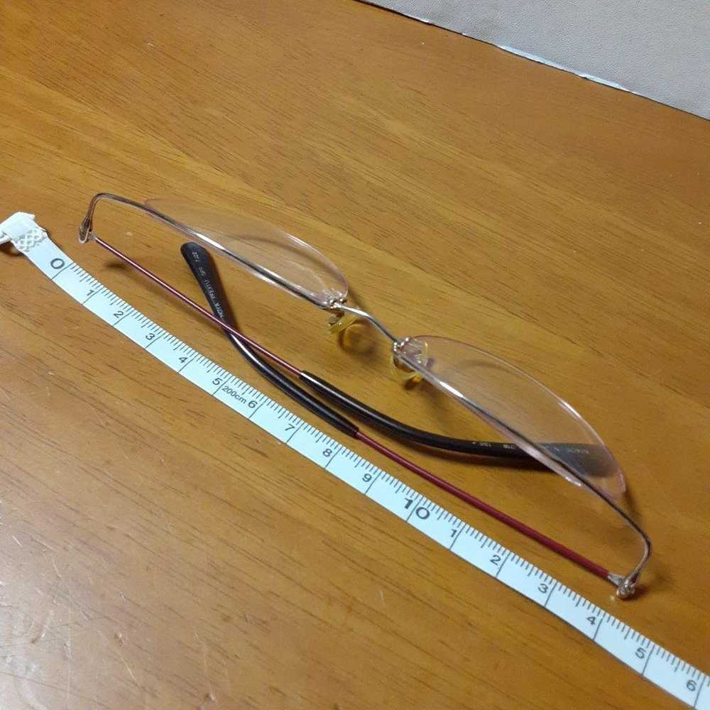 Unused rimless glasses, fashion glasses, HOYA cla… - image 12