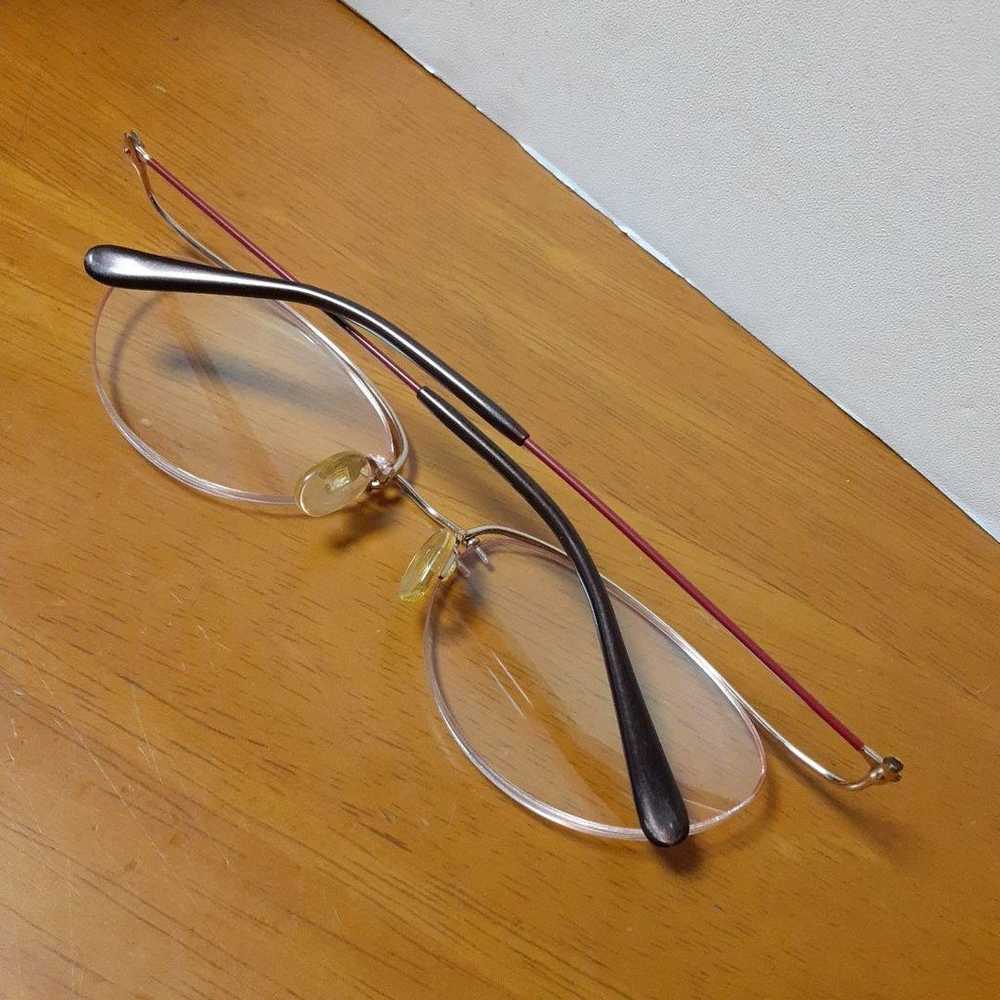 Unused rimless glasses, fashion glasses, HOYA cla… - image 8