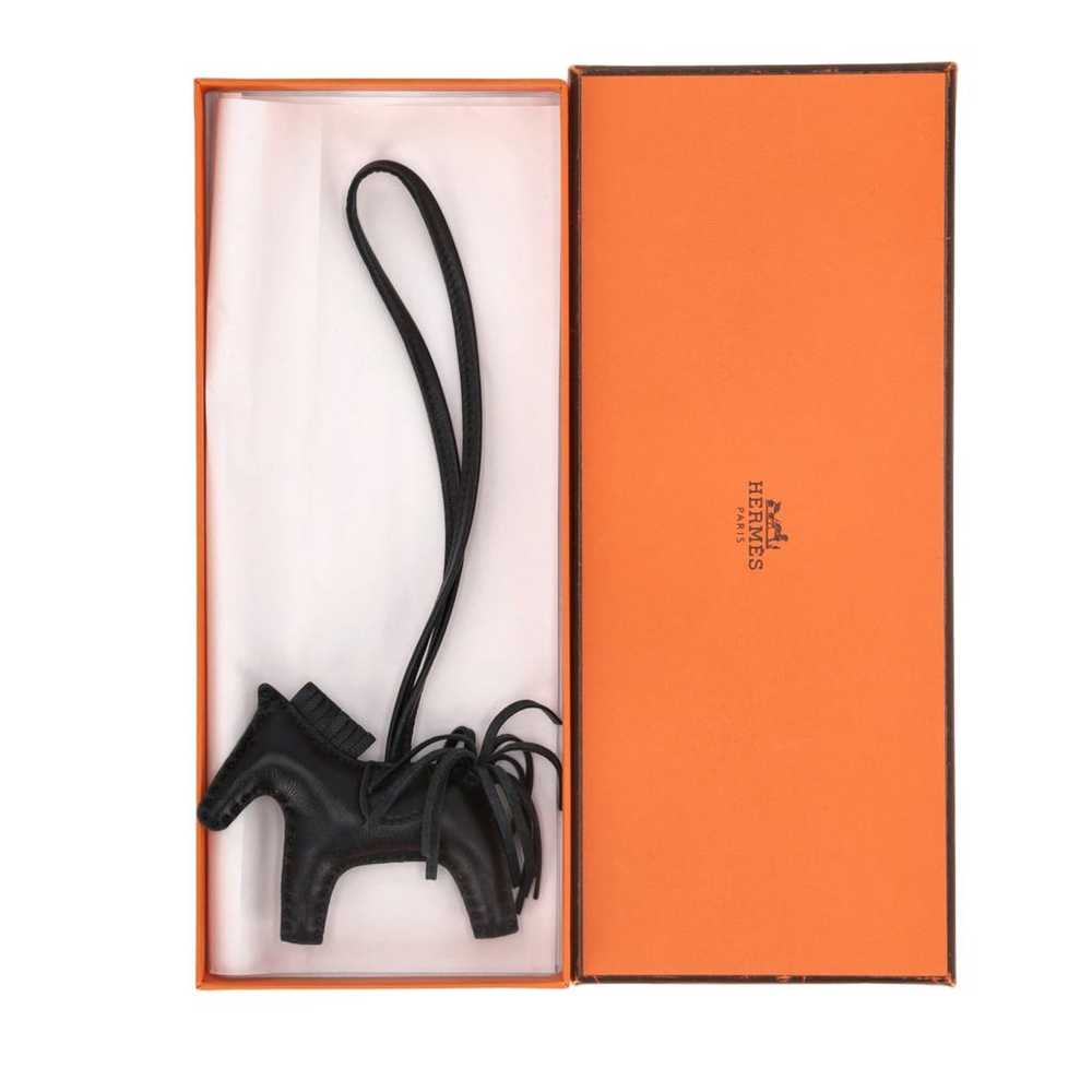 Hermès Rodéo Pégase leather bag charm - image 2