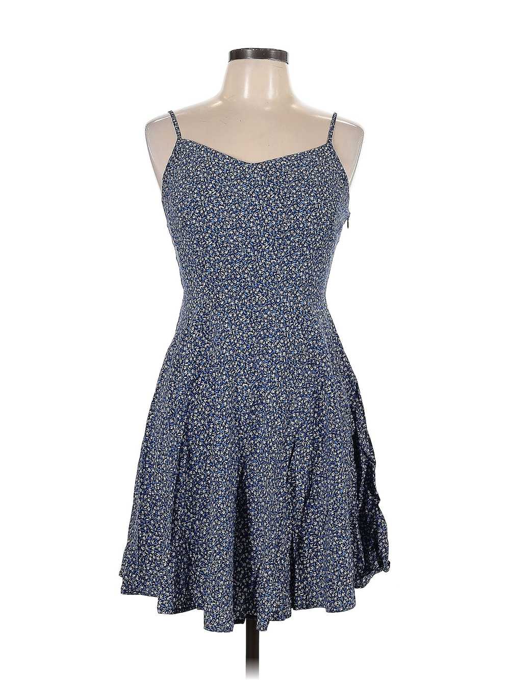 Old Navy Women Blue Casual Dress L - image 1