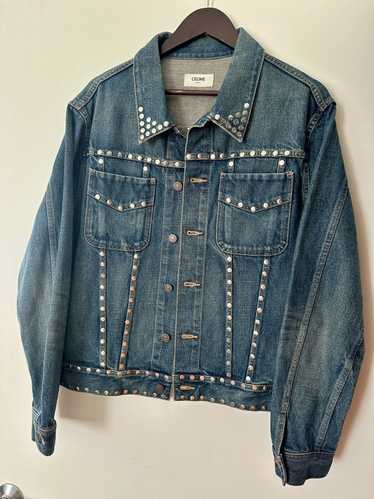 Celine Celine Studded Japanese Denim Jacket