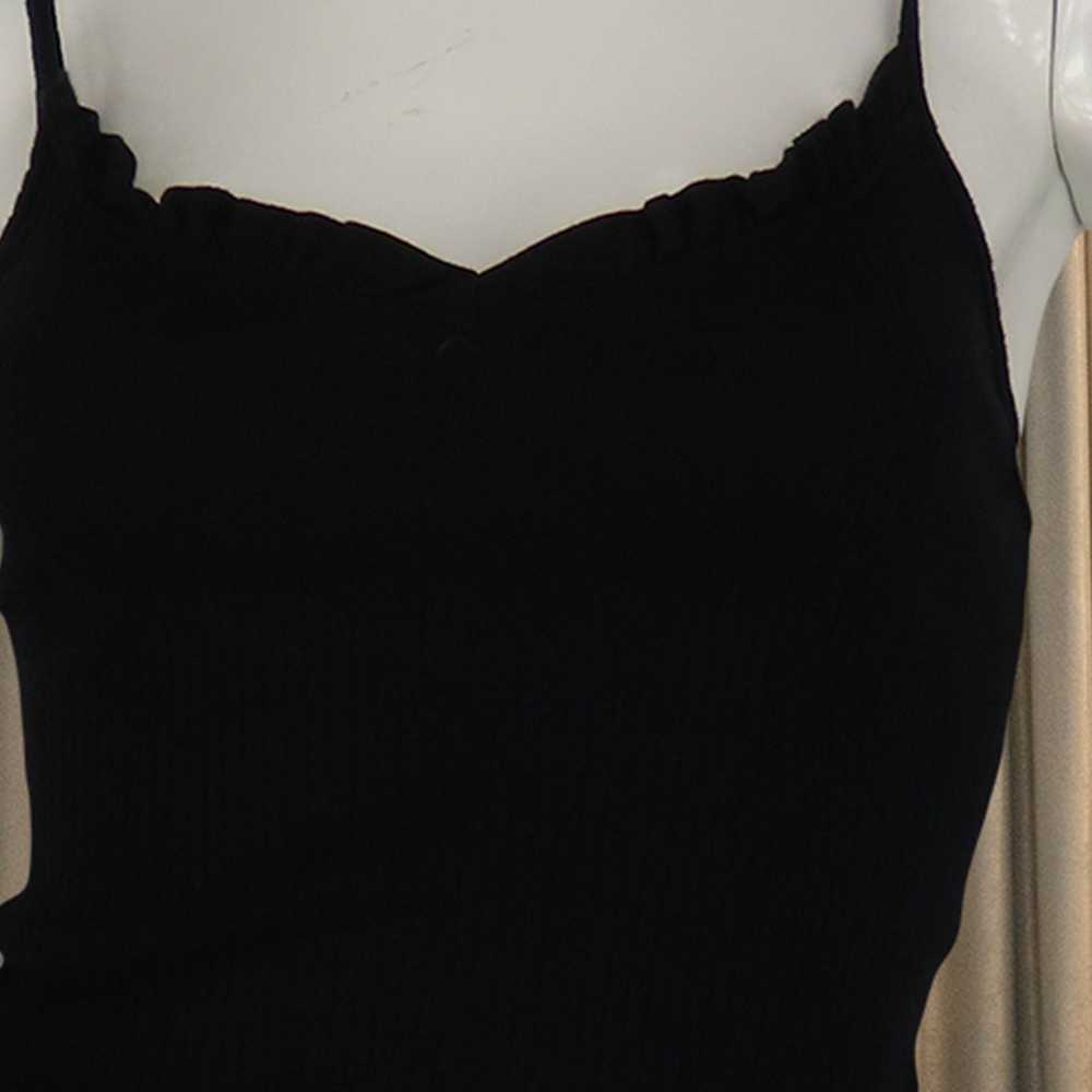 Other Top Shop Black Jersey Ribbed V Neck Tank To… - image 10