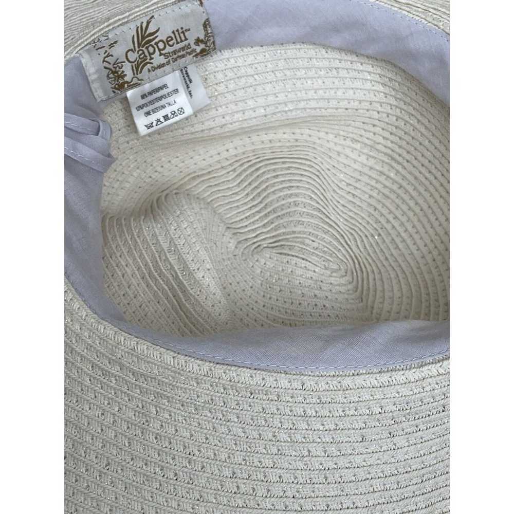 Womens Cappelli Straworld Cream Summer Straw Hat … - image 2