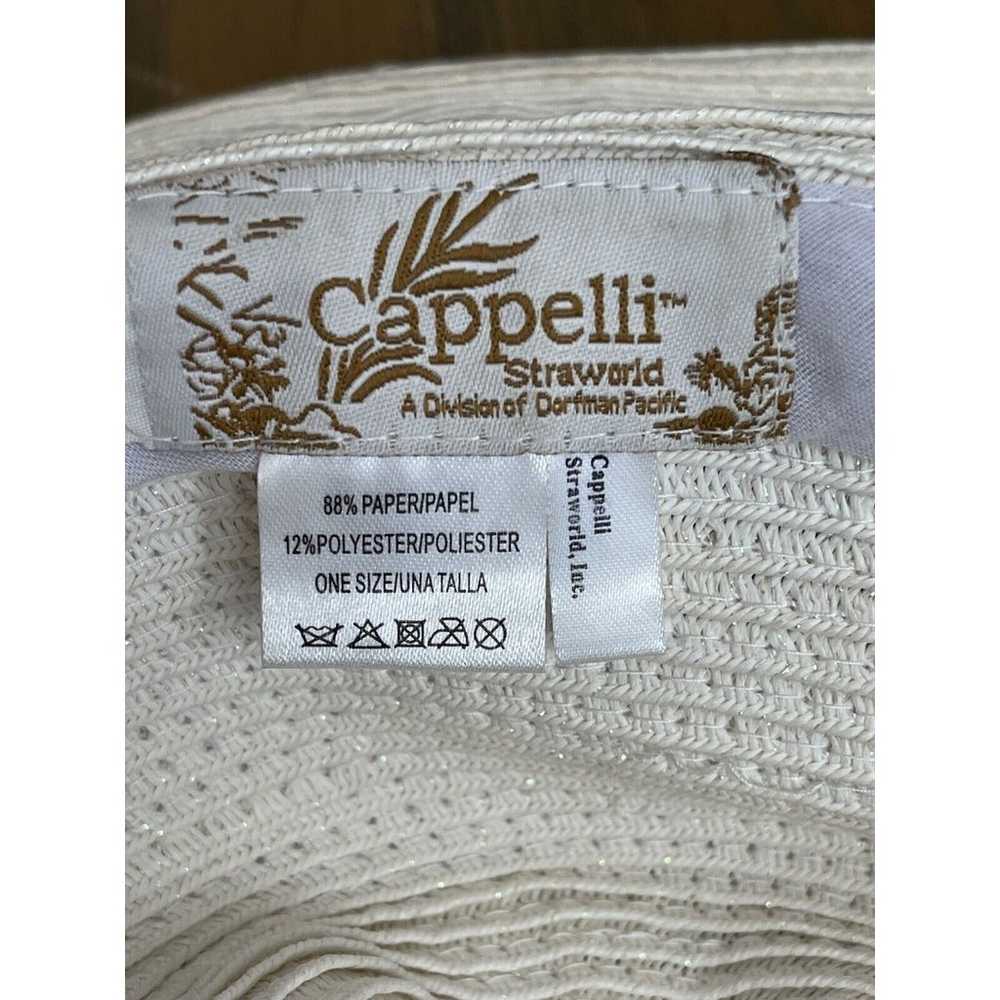 Womens Cappelli Straworld Cream Summer Straw Hat … - image 5