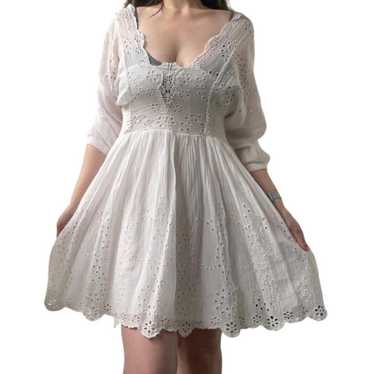 Free people white lace dress