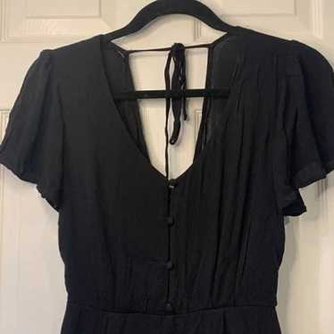 Francesca's Flowy Button-Up Romper