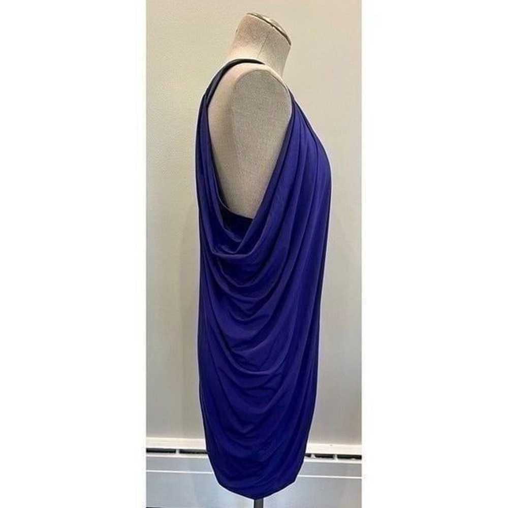 BCBGMaxAzria Drape Mini Dress in Purple Size S - image 3