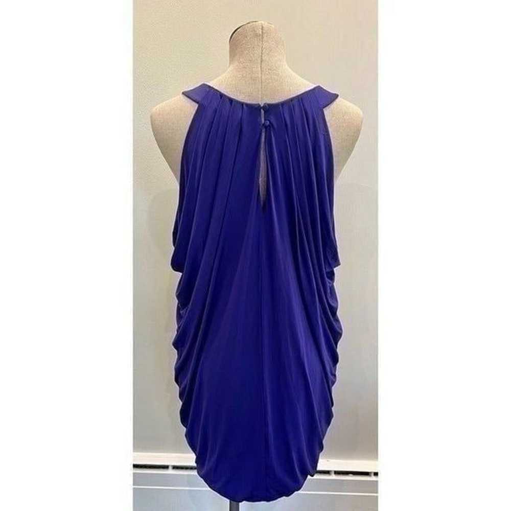 BCBGMaxAzria Drape Mini Dress in Purple Size S - image 4