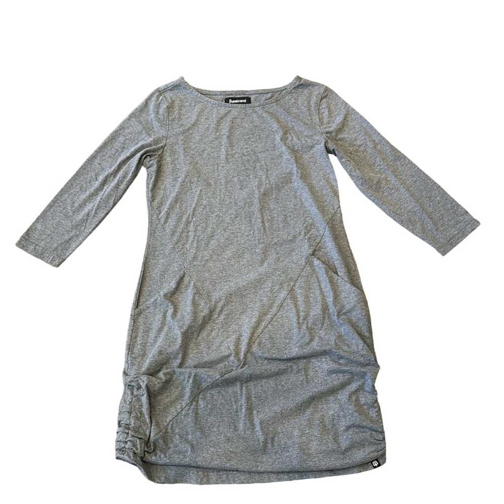 Betabrand Women's 30 Day Dress Heather Grey Size M - image 2