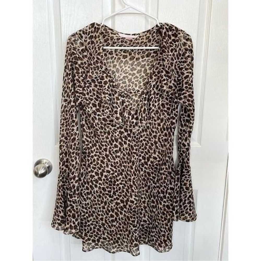 Victoria's Secret Women's Brown Jaquar Print Ruff… - image 6