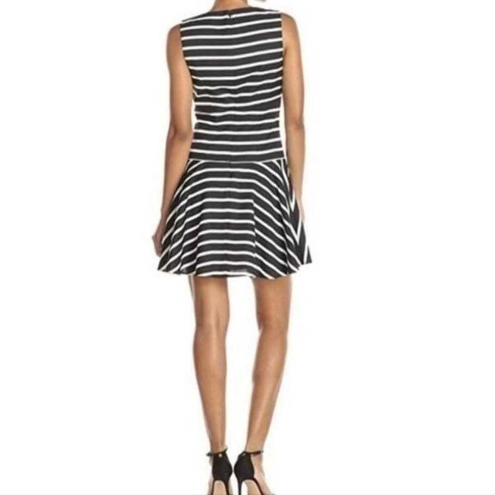 Anthropologie 4C Black & White Stripe Sleeveless … - image 3