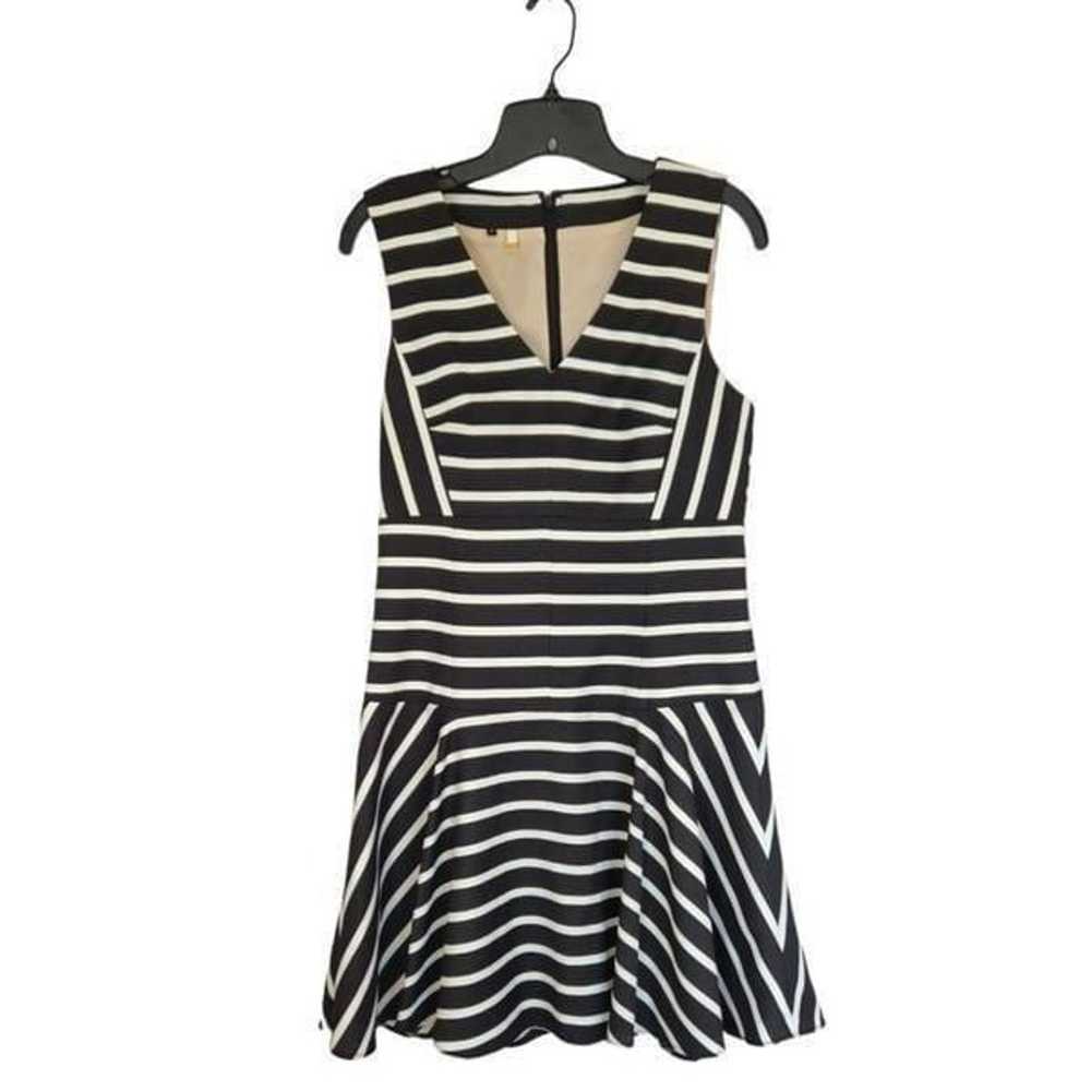 Anthropologie 4C Black & White Stripe Sleeveless … - image 4