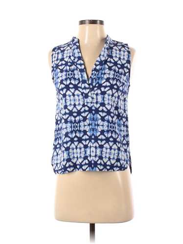 Rose & Thyme Women Blue Sleeveless Blouse S