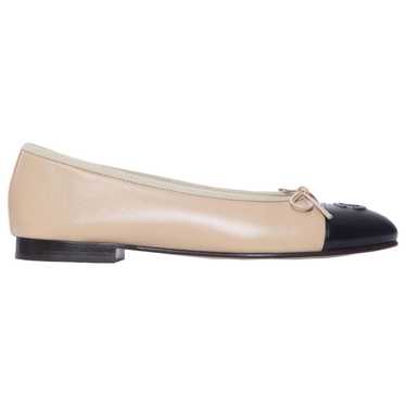 Chanel Leather ballet flats