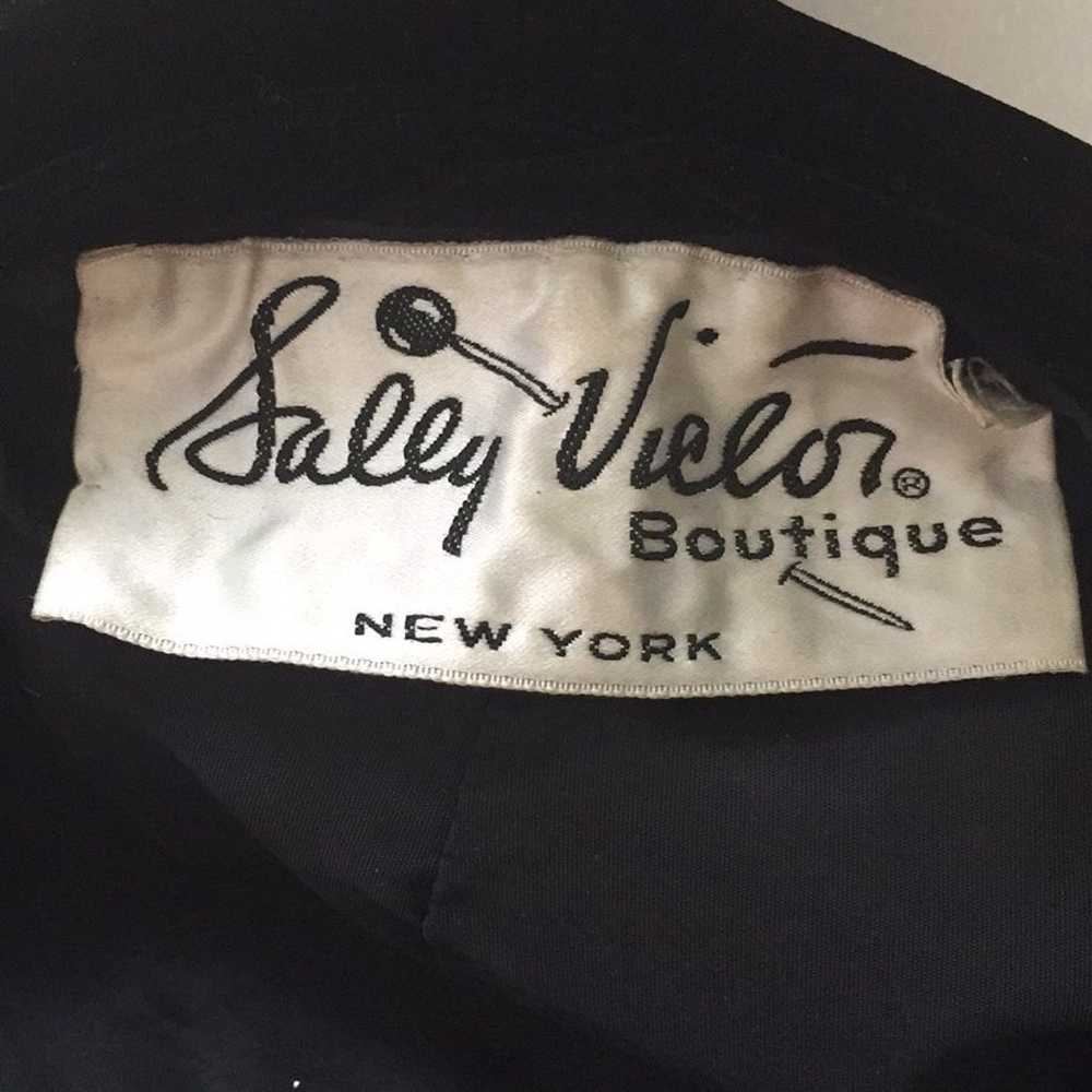 Vintage Sally Viclor Velour beret - image 5